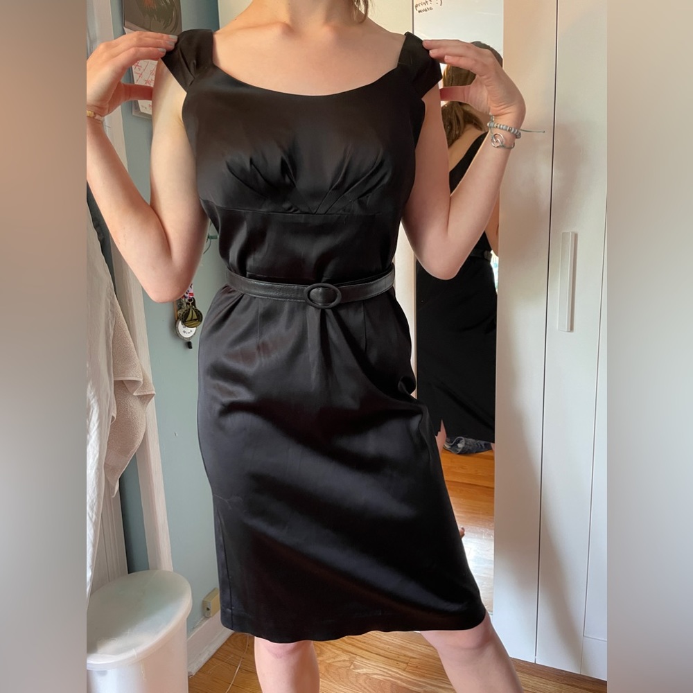 White House Black Market Black Cocktail dress, size 6.